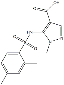  5-[(2,4-dimethylbenzene)sulfonamido]-1-methyl-1H-pyrazole-4-carboxylic acid