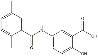  5-[(2,5-dimethylbenzoyl)amino]-2-hydroxybenzoic acid