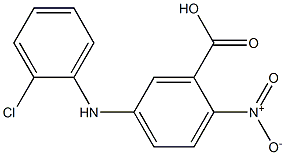 5-[(2-chlorophenyl)amino]-2-nitrobenzoic acid