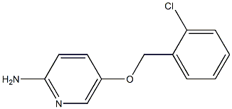 5-[(2-chlorophenyl)methoxy]pyridin-2-amine 结构式