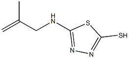 5-[(2-methylprop-2-enyl)amino]-1,3,4-thiadiazole-2-thiol