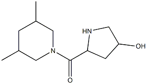 5-[(3,5-dimethylpiperidin-1-yl)carbonyl]pyrrolidin-3-ol