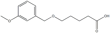 5-[(3-methoxyphenyl)methoxy]pentanoic acid