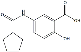 5-[(cyclopentylcarbonyl)amino]-2-hydroxybenzoic acid