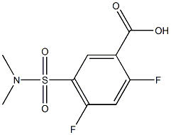 5-[(dimethylamino)sulfonyl]-2,4-difluorobenzoic acid