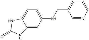 5-[(pyridin-3-ylmethyl)amino]-2,3-dihydro-1H-1,3-benzodiazol-2-one 结构式