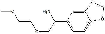 5-[1-amino-2-(2-methoxyethoxy)ethyl]-2H-1,3-benzodioxole