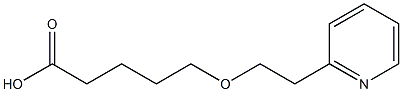 5-[2-(pyridin-2-yl)ethoxy]pentanoic acid|