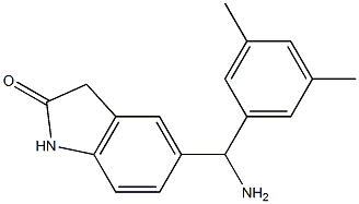  5-[amino(3,5-dimethylphenyl)methyl]-2,3-dihydro-1H-indol-2-one