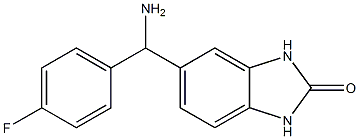  5-[amino(4-fluorophenyl)methyl]-2,3-dihydro-1H-1,3-benzodiazol-2-one