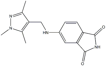  5-{[(1,3,5-trimethyl-1H-pyrazol-4-yl)methyl]amino}-2,3-dihydro-1H-isoindole-1,3-dione