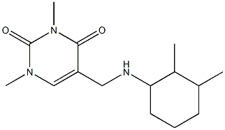 5-{[(2,3-dimethylcyclohexyl)amino]methyl}-1,3-dimethyl-1,2,3,4-tetrahydropyrimidine-2,4-dione|