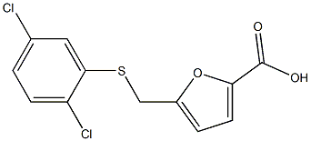 5-{[(2,5-dichlorophenyl)sulfanyl]methyl}furan-2-carboxylic acid