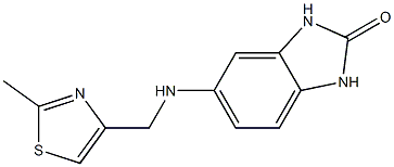  5-{[(2-methyl-1,3-thiazol-4-yl)methyl]amino}-2,3-dihydro-1H-1,3-benzodiazol-2-one