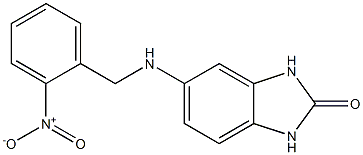 5-{[(2-nitrophenyl)methyl]amino}-2,3-dihydro-1H-1,3-benzodiazol-2-one,,结构式