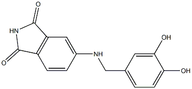 5-{[(3,4-dihydroxyphenyl)methyl]amino}-2,3-dihydro-1H-isoindole-1,3-dione