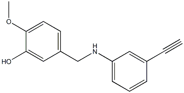 5-{[(3-ethynylphenyl)amino]methyl}-2-methoxyphenol