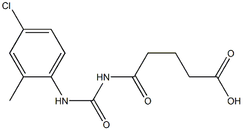 5-{[(4-chloro-2-methylphenyl)carbamoyl]amino}-5-oxopentanoic acid