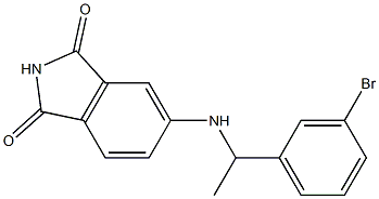  5-{[1-(3-bromophenyl)ethyl]amino}-2,3-dihydro-1H-isoindole-1,3-dione