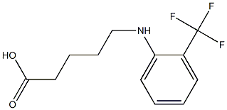 5-{[2-(trifluoromethyl)phenyl]amino}pentanoic acid