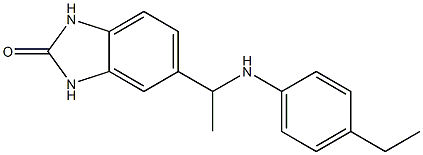 5-{1-[(4-ethylphenyl)amino]ethyl}-2,3-dihydro-1H-1,3-benzodiazol-2-one