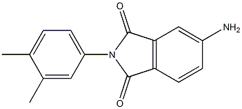 5-amino-2-(3,4-dimethylphenyl)-2,3-dihydro-1H-isoindole-1,3-dione Structure