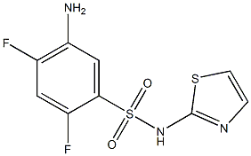 5-amino-2,4-difluoro-N-(1,3-thiazol-2-yl)benzene-1-sulfonamide|
