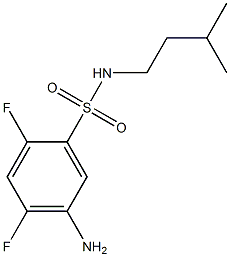 5-amino-2,4-difluoro-N-(3-methylbutyl)benzene-1-sulfonamide