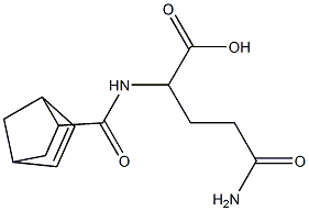 5-amino-2-[(bicyclo[2.2.1]hept-5-en-2-ylcarbonyl)amino]-5-oxopentanoic acid,,结构式