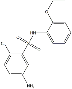 5-amino-2-chloro-N-(2-ethoxyphenyl)benzene-1-sulfonamide