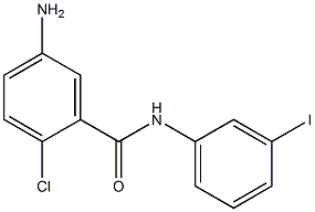 5-amino-2-chloro-N-(3-iodophenyl)benzamide Structure