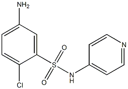 5-amino-2-chloro-N-(pyridin-4-yl)benzene-1-sulfonamide Structure
