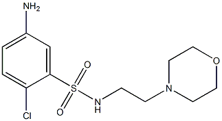 5-amino-2-chloro-N-[2-(morpholin-4-yl)ethyl]benzene-1-sulfonamide|