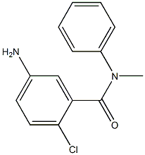 5-amino-2-chloro-N-methyl-N-phenylbenzamide 化学構造式