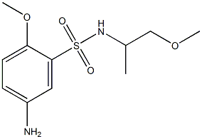 5-amino-2-methoxy-N-(1-methoxypropan-2-yl)benzene-1-sulfonamide