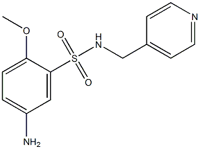 5-amino-2-methoxy-N-(pyridin-4-ylmethyl)benzene-1-sulfonamide