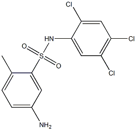 5-amino-2-methyl-N-(2,4,5-trichlorophenyl)benzene-1-sulfonamide