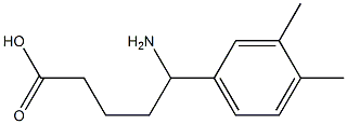 5-amino-5-(3,4-dimethylphenyl)pentanoic acid|