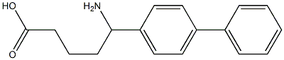 5-amino-5-(4-phenylphenyl)pentanoic acid