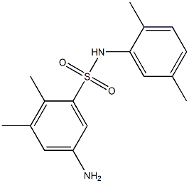 5-amino-N-(2,5-dimethylphenyl)-2,3-dimethylbenzene-1-sulfonamide Structure