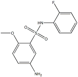 5-amino-N-(2-fluorophenyl)-2-methoxybenzene-1-sulfonamide