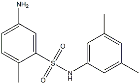 5-amino-N-(3,5-dimethylphenyl)-2-methylbenzene-1-sulfonamide Struktur
