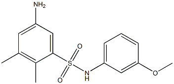  5-amino-N-(3-methoxyphenyl)-2,3-dimethylbenzene-1-sulfonamide