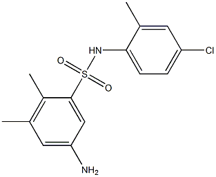 5-amino-N-(4-chloro-2-methylphenyl)-2,3-dimethylbenzene-1-sulfonamide