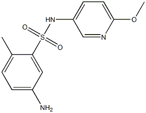 5-amino-N-(6-methoxypyridin-3-yl)-2-methylbenzene-1-sulfonamide Structure