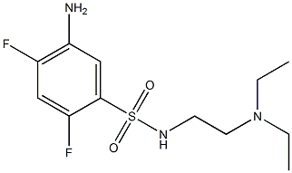 5-amino-N-[2-(diethylamino)ethyl]-2,4-difluorobenzene-1-sulfonamide