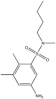 5-amino-N-butyl-N,2,3-trimethylbenzene-1-sulfonamide,,结构式