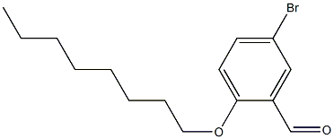 5-bromo-2-(octyloxy)benzaldehyde Struktur