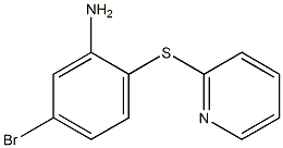 5-bromo-2-(pyridin-2-ylsulfanyl)aniline