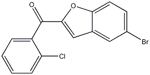 5-bromo-2-[(2-chlorophenyl)carbonyl]-1-benzofuran Struktur